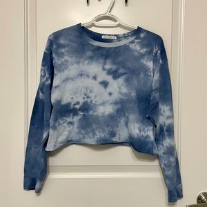 ANTISTAR Blue Tie-Dye Long Sleeved Shirt